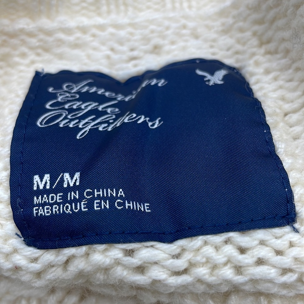 Cream American Eagle Sweater - Picture 9 of 11